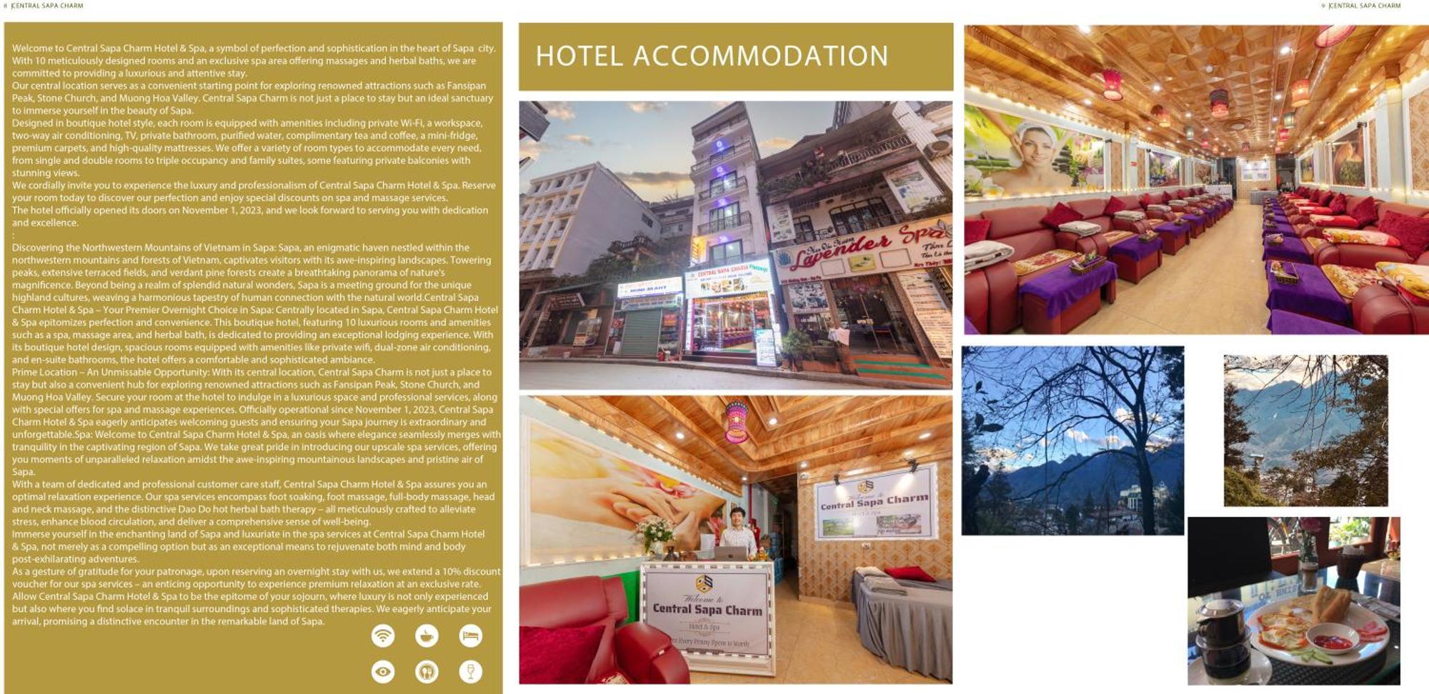 Central Sapa Charm Hotel Eksteriør billede